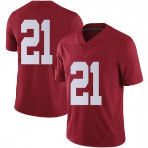 NCAA Men's Alabama Crimson Tide #21 Jahquez Robinson Stitched College Nike Authentic No Name Crimson Football Jersey VP17Z86BU
